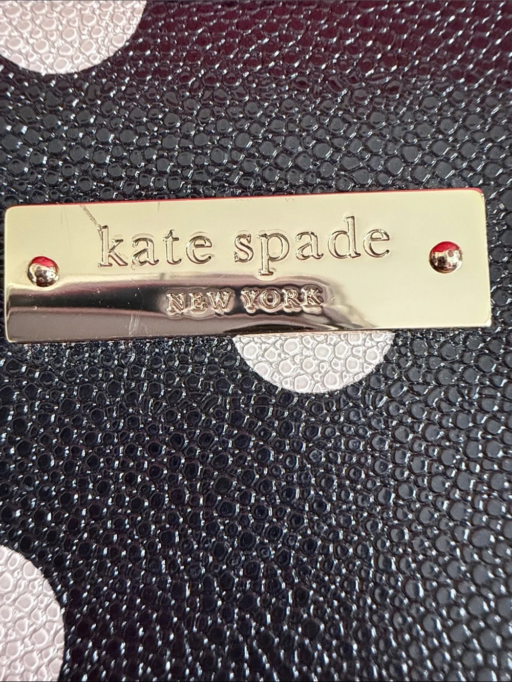 kate spade Black and White Polka Dot Laptop Case